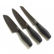 Funktion Knivset 3 delar, svart