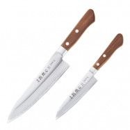 Sekiryu - Wood knivset 2 delar kockkniv/grönsakskniv