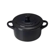 Le Creuset Minigryta i stengods, 10 cm - Svart
