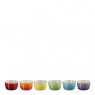 Le Creuset - Rainbow Ramekin Mini 6-pack
