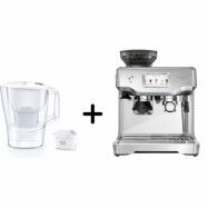 Sage SES880BSS The Barista Touch™ Espressomaskin + Brita Aluna filterkanna