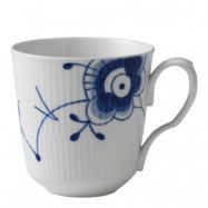 Blue Fluted Mega Mugg 46 cl