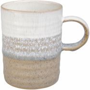 Denby Kiln mugg, 8 cm, vit/grå