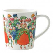 Design House Stockholm - Elsa Beskow August mugg med handtag  40 cl vit