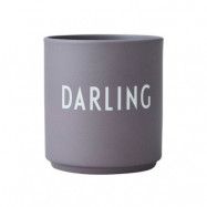 Design Letters - Favourite Mugg Darling 25 cl Dusty Purple