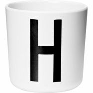 Design Letters Melaminmugg Vit, H