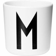 Design Letters Melaminmugg Vit, M