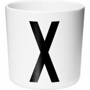 Design Letters Melaminmugg Vit, X