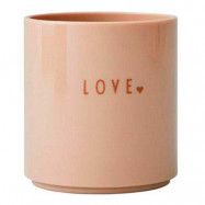 Design Letters - Mini Favourite Mugg 17,5 cl Love Beige