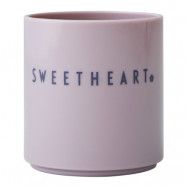 Design Letters - Mini Favourite Mugg 17,5 cl Sweetheart Lavendel