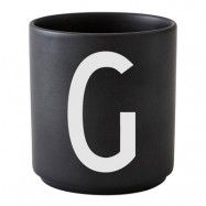 Design Letters - Mugg 25 cl G Svart