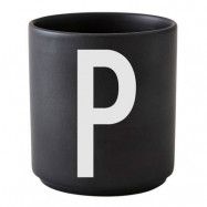 Design Letters - Mugg 25 cl P Svart