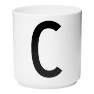 Design Letters - Mugg C Vit