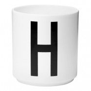 Design Letters - Mugg H Vit