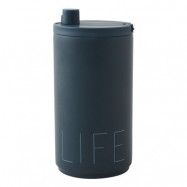 Design Letters - Travel Life Mugg 35 cl Blå