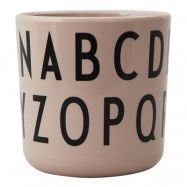 Design Letters - Eat&Learn ABC-Mugg Nude