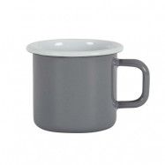 Emaljerad mugg, 8 cm - Kockums Jernverk - Kockums grey