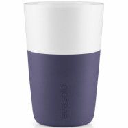 Eva Solo Cafe Latte-mugg, 2 stycken, violet blue