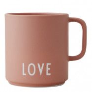 Design Letters - Favourite Cup med öra  Love Nude