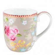 Floral Mugg liten Chinese Rose Khaki