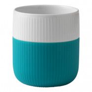 Fluted Contrast Mugg 33 cl Turkos