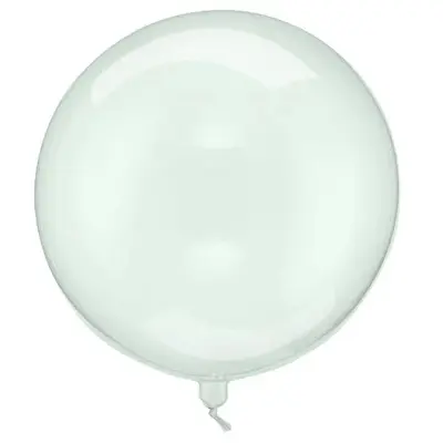 Genomskinling stor ballong grön, 40 cm - PartyDeco