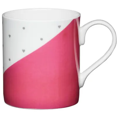 Mugg rosa hjärtan - KitchenCraft