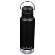 Klean Kanteen Isolerad flaska med ögelkork, 355 ml, black