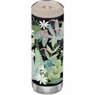 Klean Kanteen TKWide isolerad flaska 473 ml, butterflies&daisies