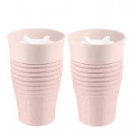 Koziol - Koziol Safe To Go isolerad Termosmugg 40 cl 2-pack Rosa