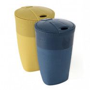 Light My Fire - Mugg med lock 2-pack Musty Yellow/Hazy Blue