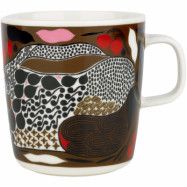 Marimekko OIVA mugg 4 dl, rusakko/multi