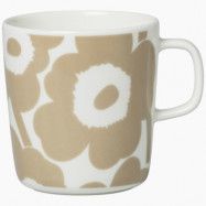 Marimekko OIVA mugg 4 dl, unikko/beige