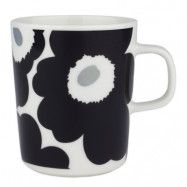 Marimekko - Oiva/Unikko Mugg 25 cl Vit