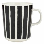 Marimekko Piccolo mugg 2,5 dl, vit/svart