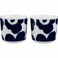 Marimekko Unikko mugg 2-pack, 2 dl, mörkblå