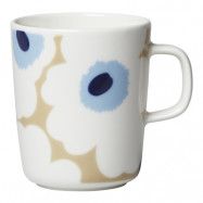 Marimekko - Unikko Mugg 25 cl Beige/Ljusblå