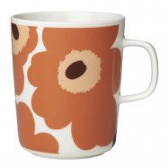 Marimekko - Unikko Mugg 25 cl Orange/Vit