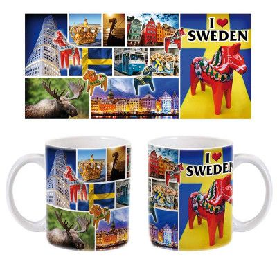 Mugg I love Sweden