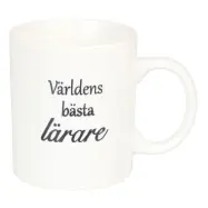 Mugg Keramik - Världens Bästa Lärare