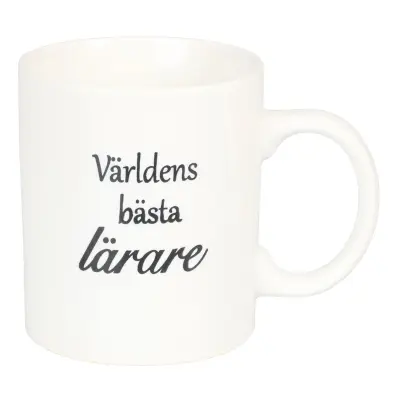 Mugg Keramik - Världens Bästa Lärare