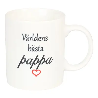 Mugg Keramik - Världens Bästa Pappa