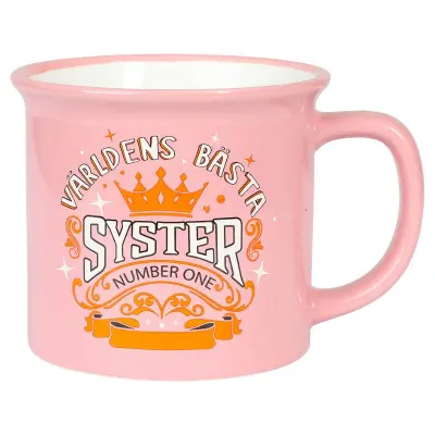 Mugg Världens Bästa Syster