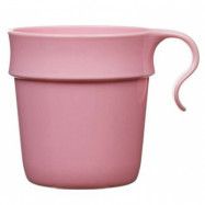 Nordiska plast Mugg med öra, 8 x 8,5 cm, rosa