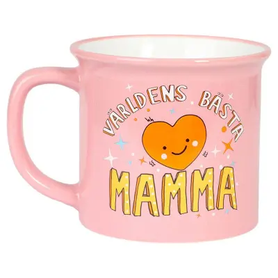 Rosa Mugg Världens Bästa Mamma
