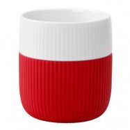 Royal Copenhagen - Fluted Contrast Mugg 35 cl Crimson