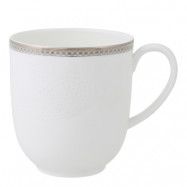 ROYAL PORCELAIN - Silver Paisley Mugg 38 cl Vit