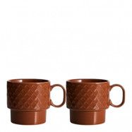 Sagaform - Coffee&More temugg 50 cl 2-pack terracotta