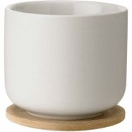 Stelton Theo mugg med underlägg, sand