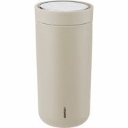 Stelton To Go Click Steel termosmugg 0,4 liter, soft sand